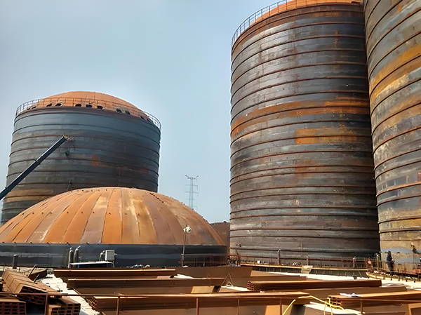 靖西焦粉钢板仓